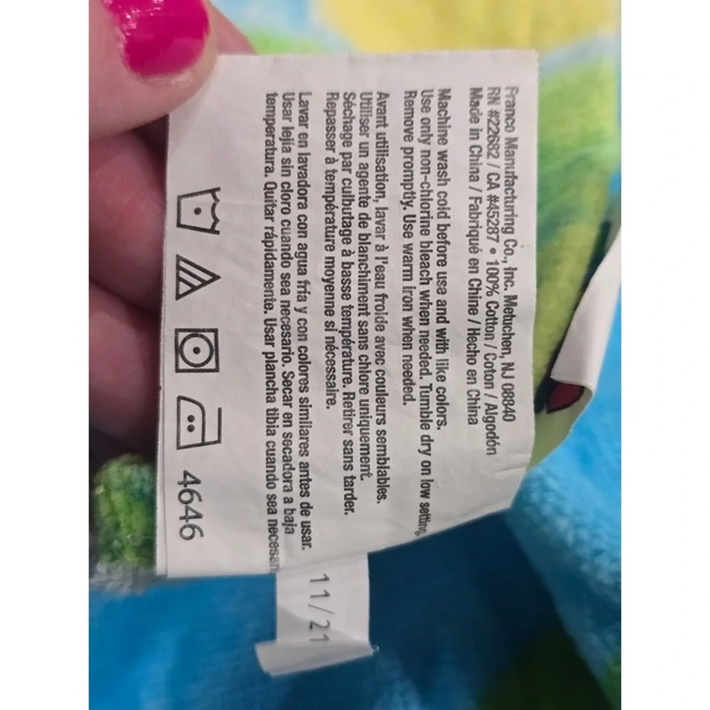 Nintendo Super Mario Yoshi Kid's Hooded Towel Wrap Mario Luigi‎